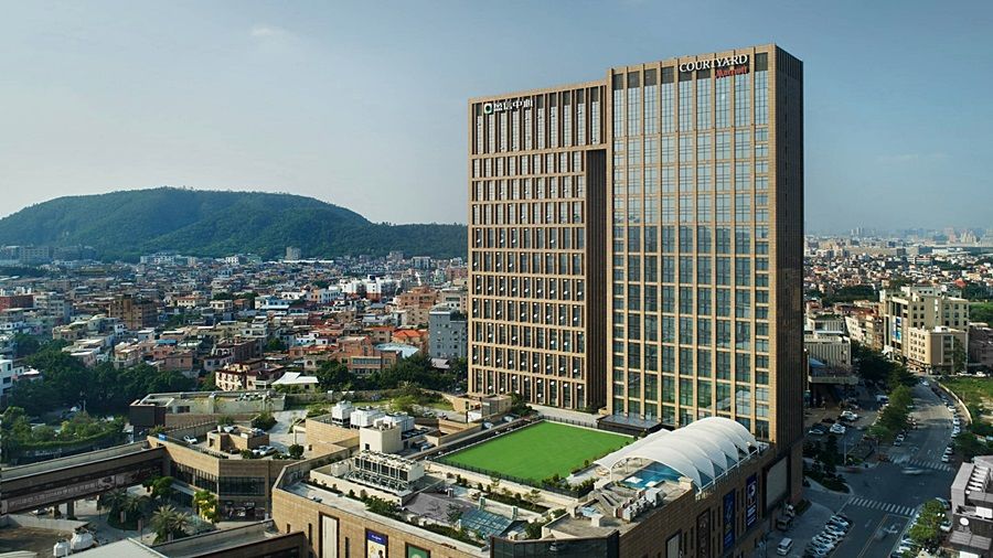 Courtyard By Marriott Shunde Longjiang, Near Furniture Fair Otel Dış mekan fotoğraf