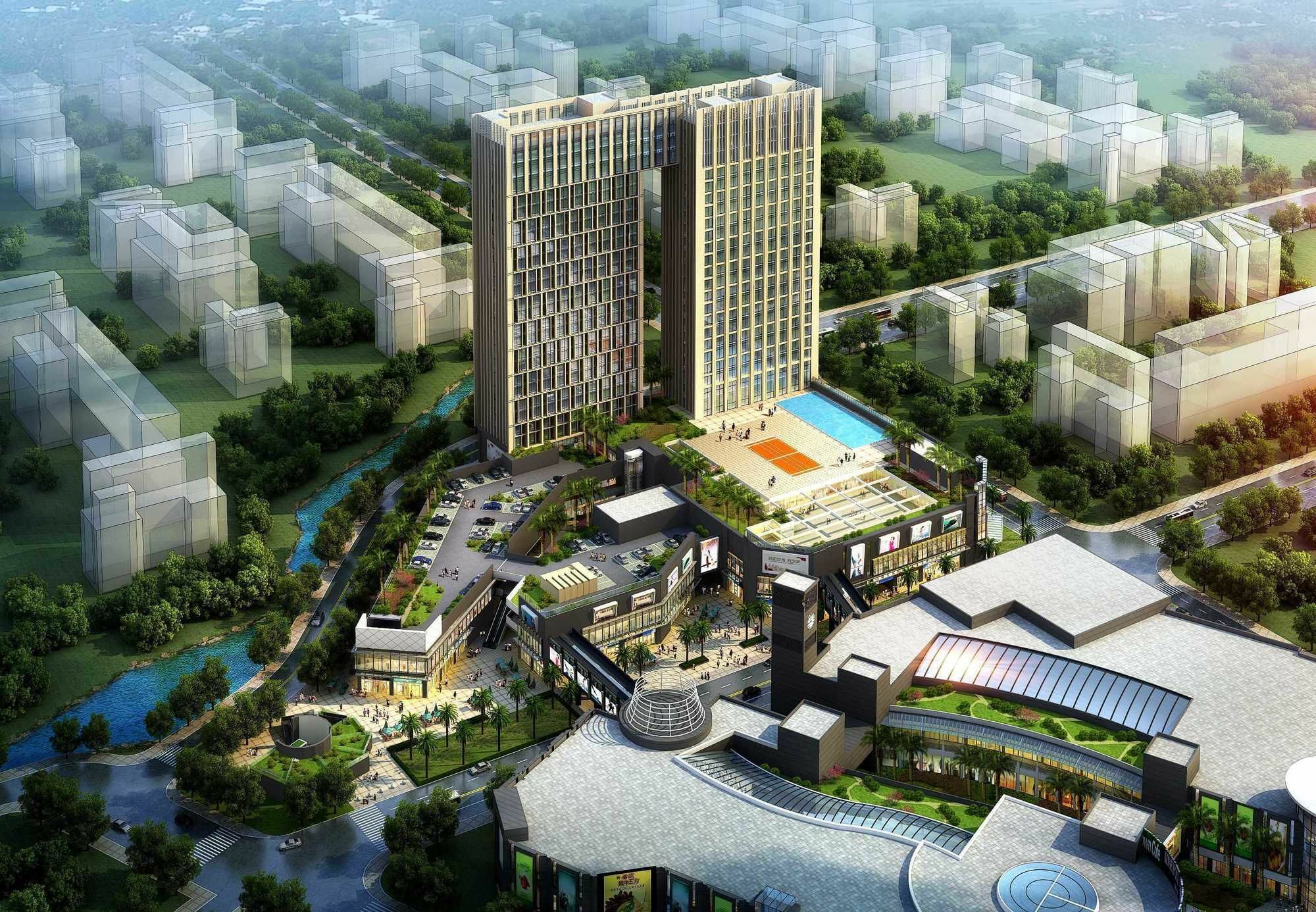 Courtyard By Marriott Shunde Longjiang, Near Furniture Fair Otel Dış mekan fotoğraf